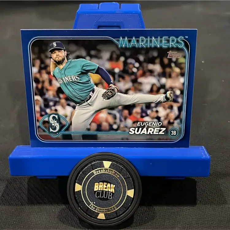Eugenio Suarez - 2024 Topps Series One Blue Border - Seattle Mariners