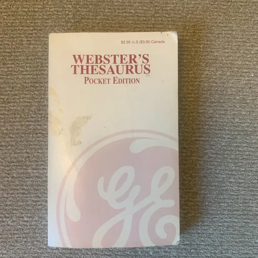 Webster’s Thesaurus By GE