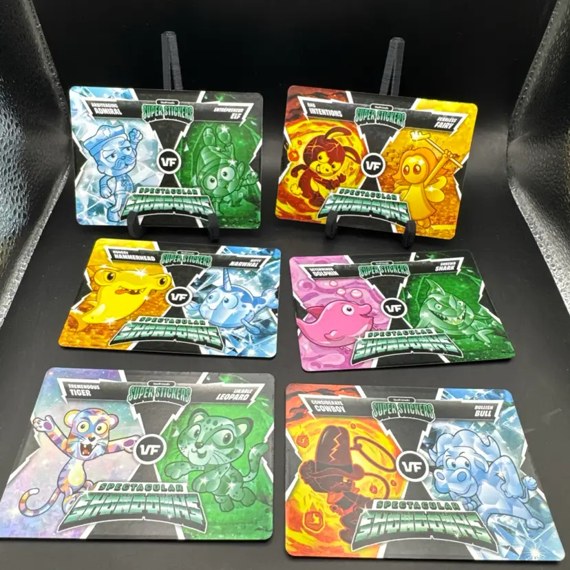 2026 VeeFriends Spectacular Showdowns 6 Stickers Lot