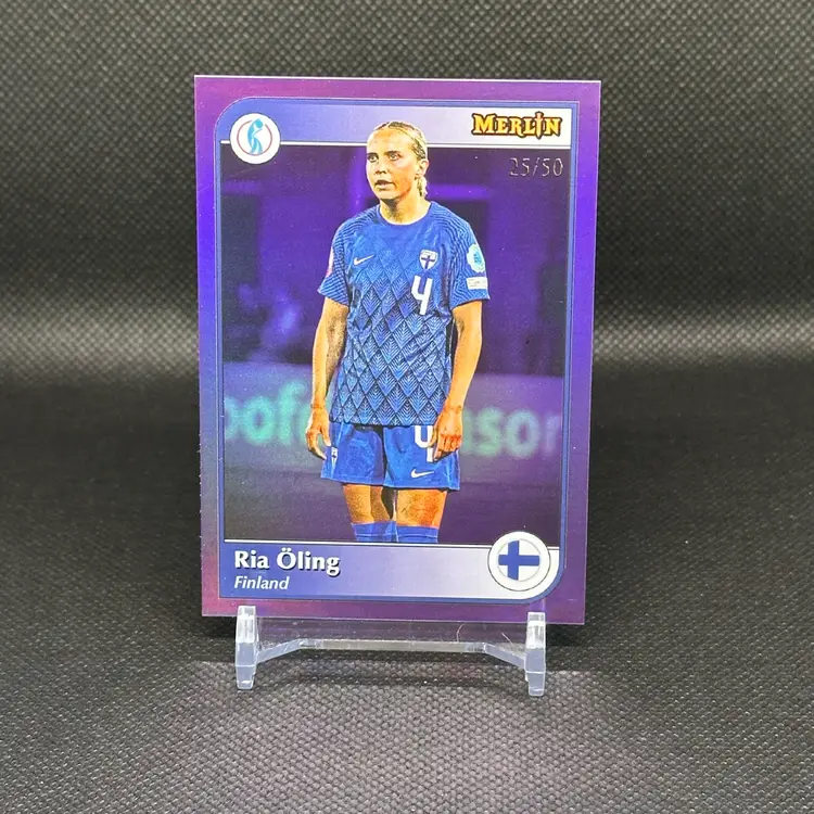 Ria Oling Eurostars /50 2025 Topps Merlin Euros - Finland