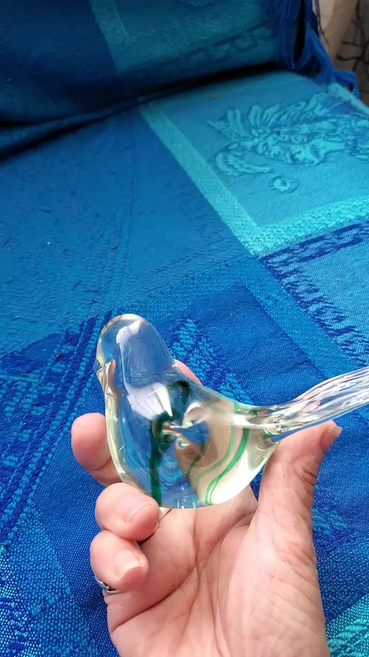 Green Swirly Bird Of Happiness!