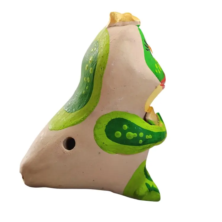 Hand Crafted Clay Whimsical Frog Whistle
