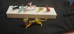 Vintage 1950s Japanese Glass animal figurines