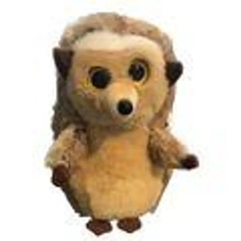 Ty Original Beanie Baby "Ida" Hedgehog Plush Brown Soft VelveTy Shell Stuffed 6"