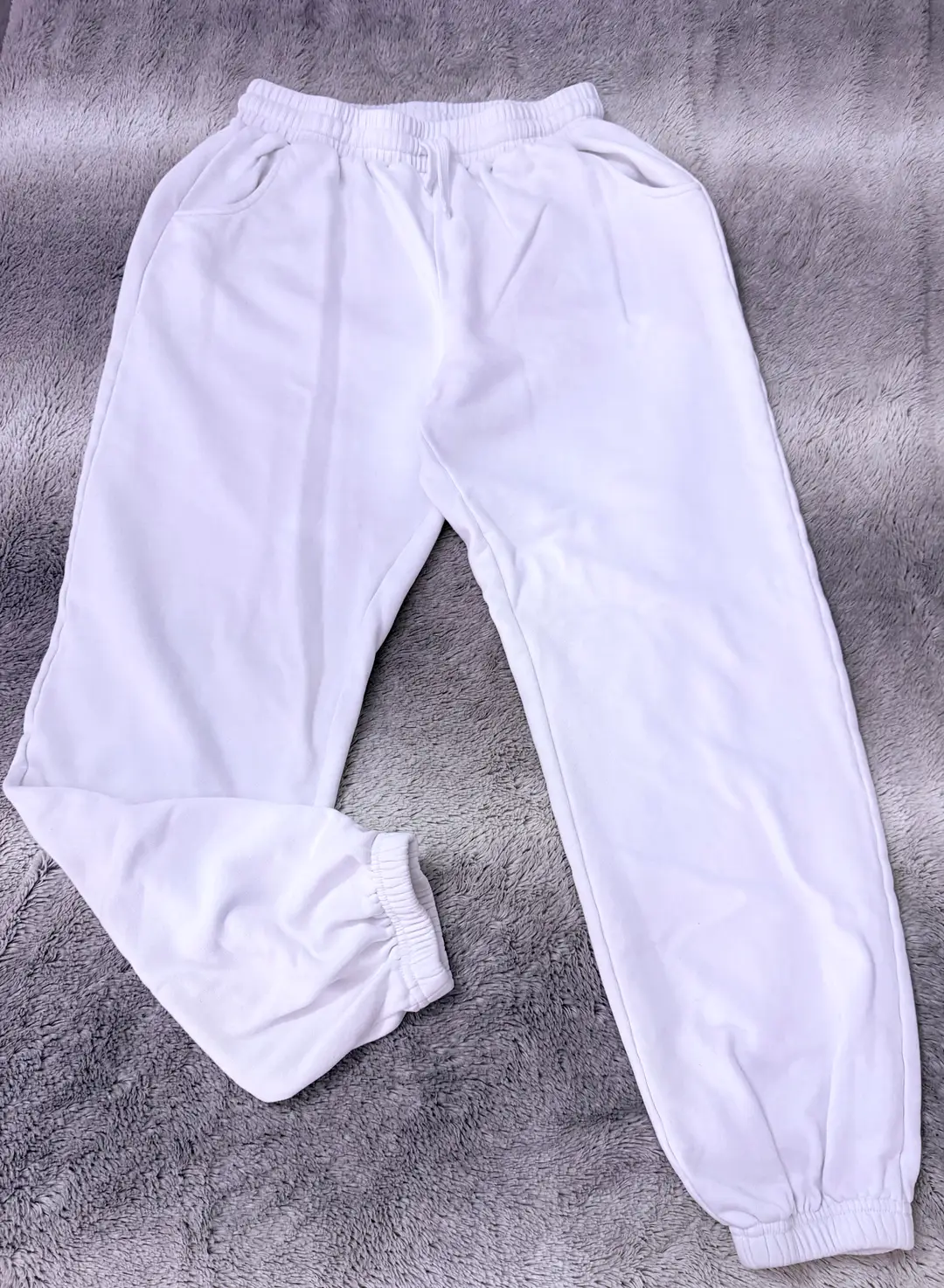 LB Collection White Sweatpants Size L