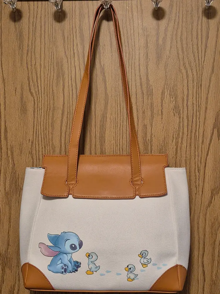 Loungefly Disney Stitch W/ Ducklings Tote Purse