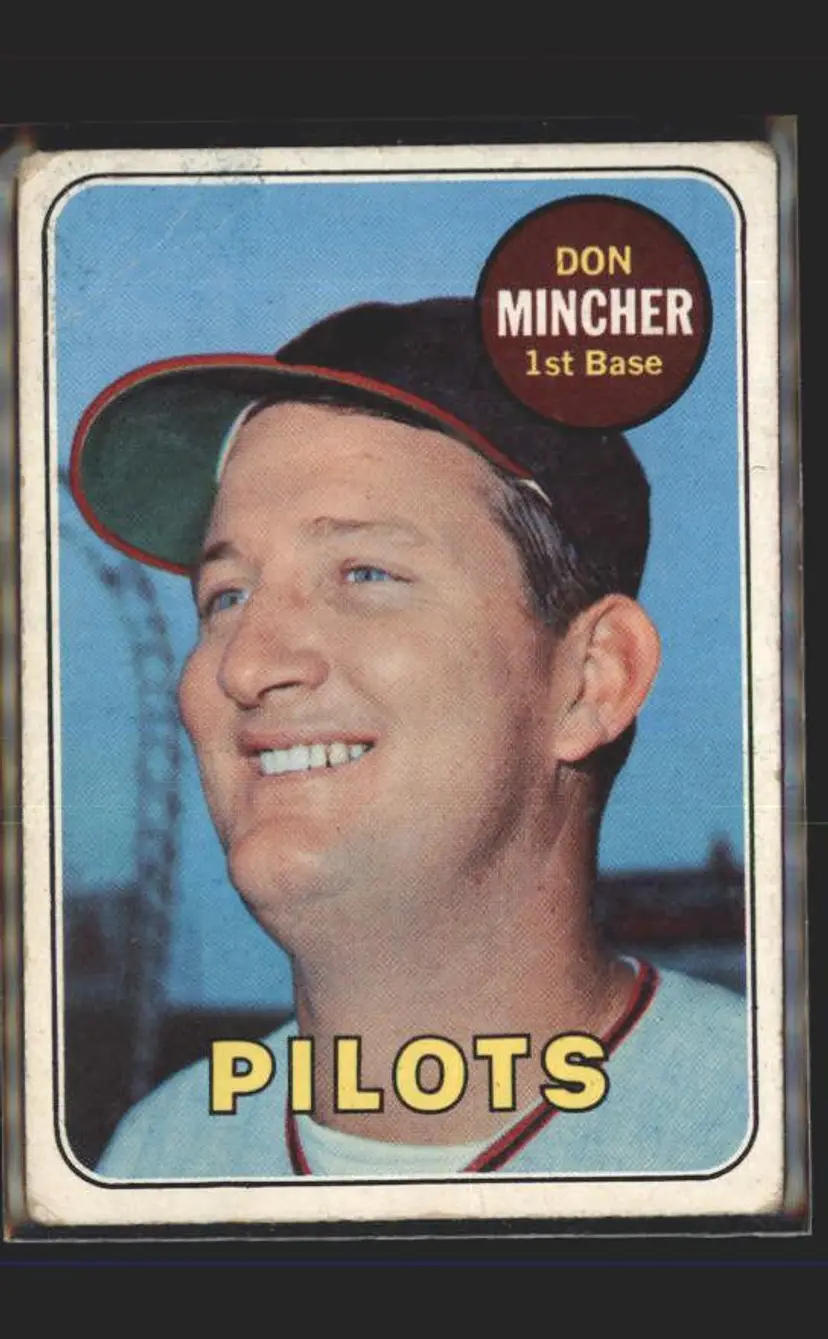 1969 Topps #285 Don Mincher - (137) - Seattle Pilots