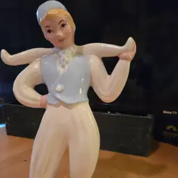 Vintage Hedi Schoop Signed California Pottery Dutch Boy 11"