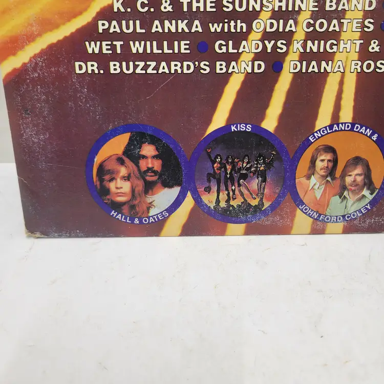 K-Tel 1977 Pure Power Vinyl LP Kiss Alice Cooper Doobie Brothers Elo More 904A