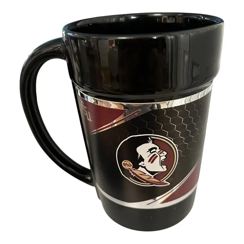 Florida State University Seminoles Black Mug – FSU Logo