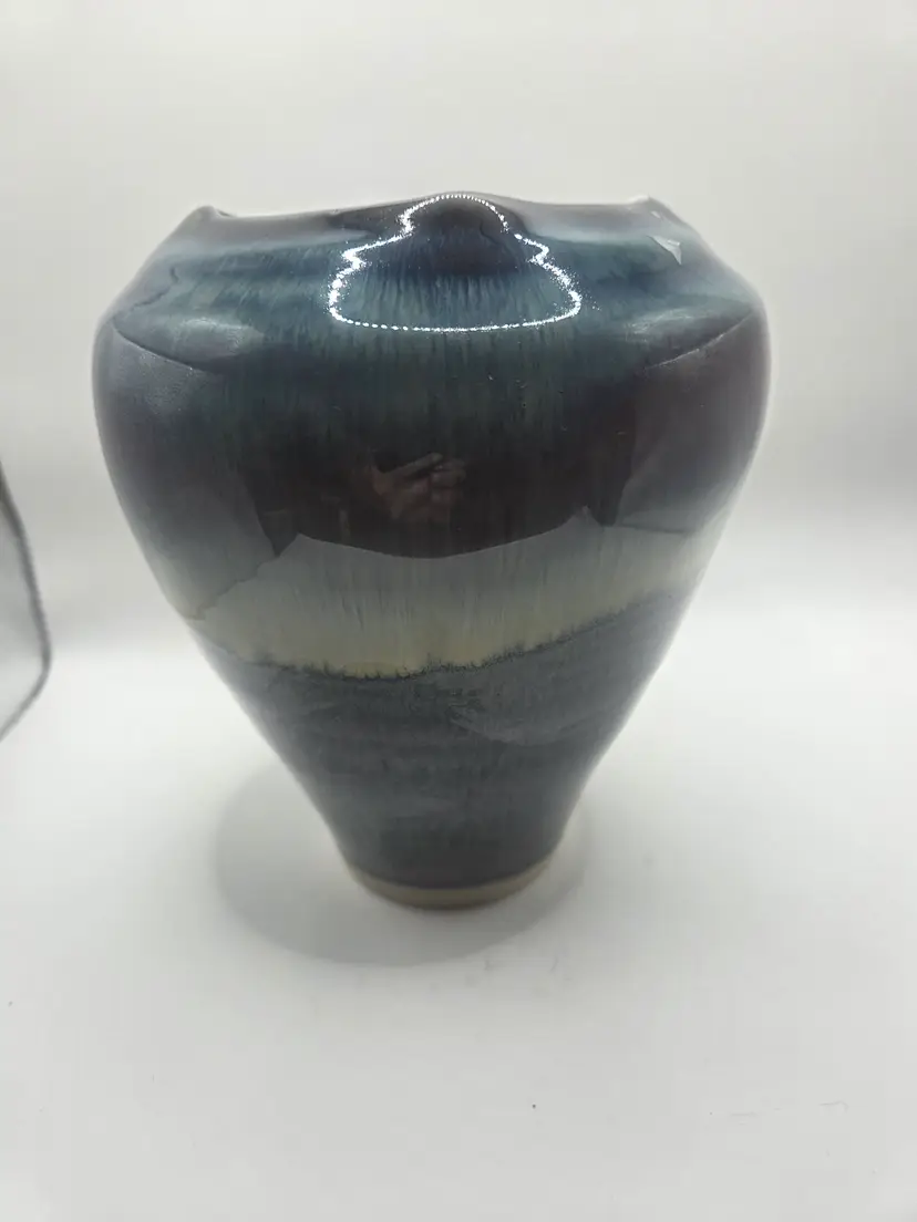 Signed Bill Campbell Pottery Vase