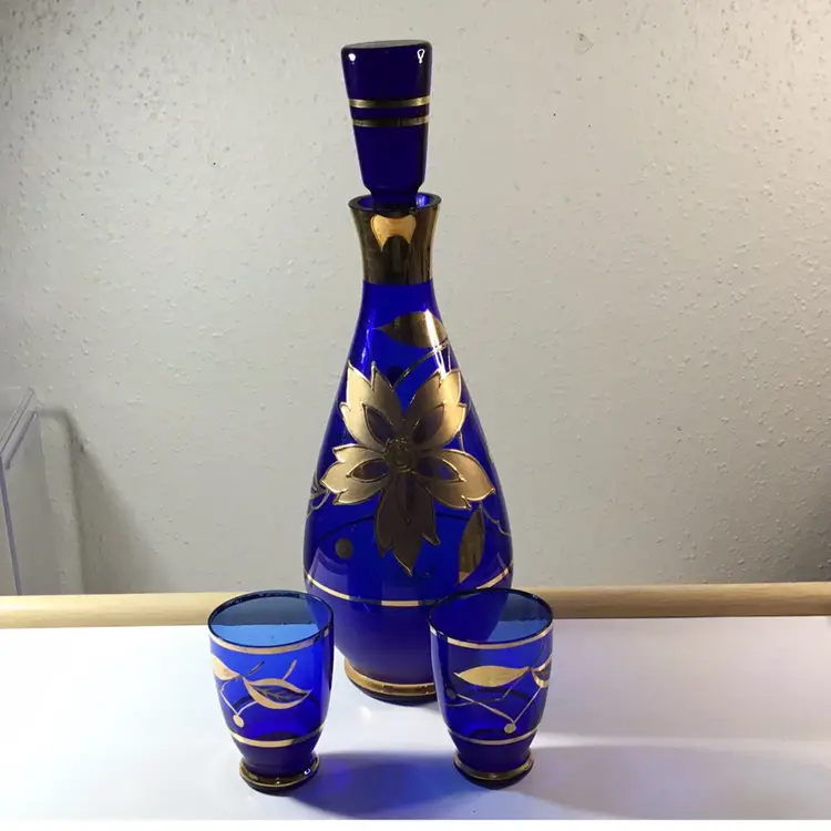 Czech Bohemian Glass Decanter