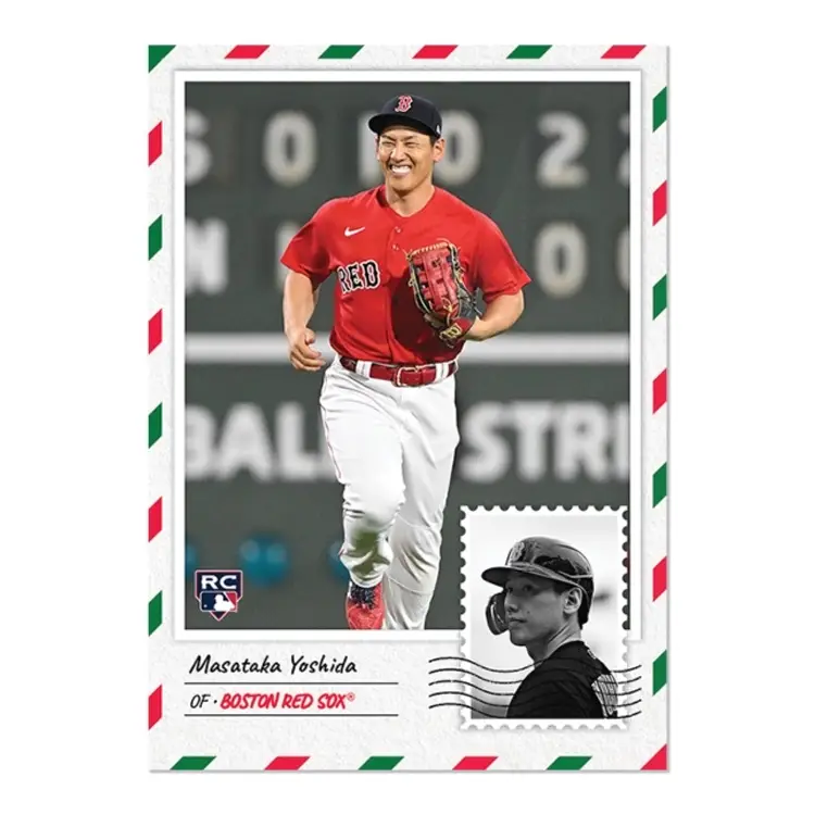 Masataka Yoshida - 2023 Topps MLB Holiday Card 20 - PR: 1035