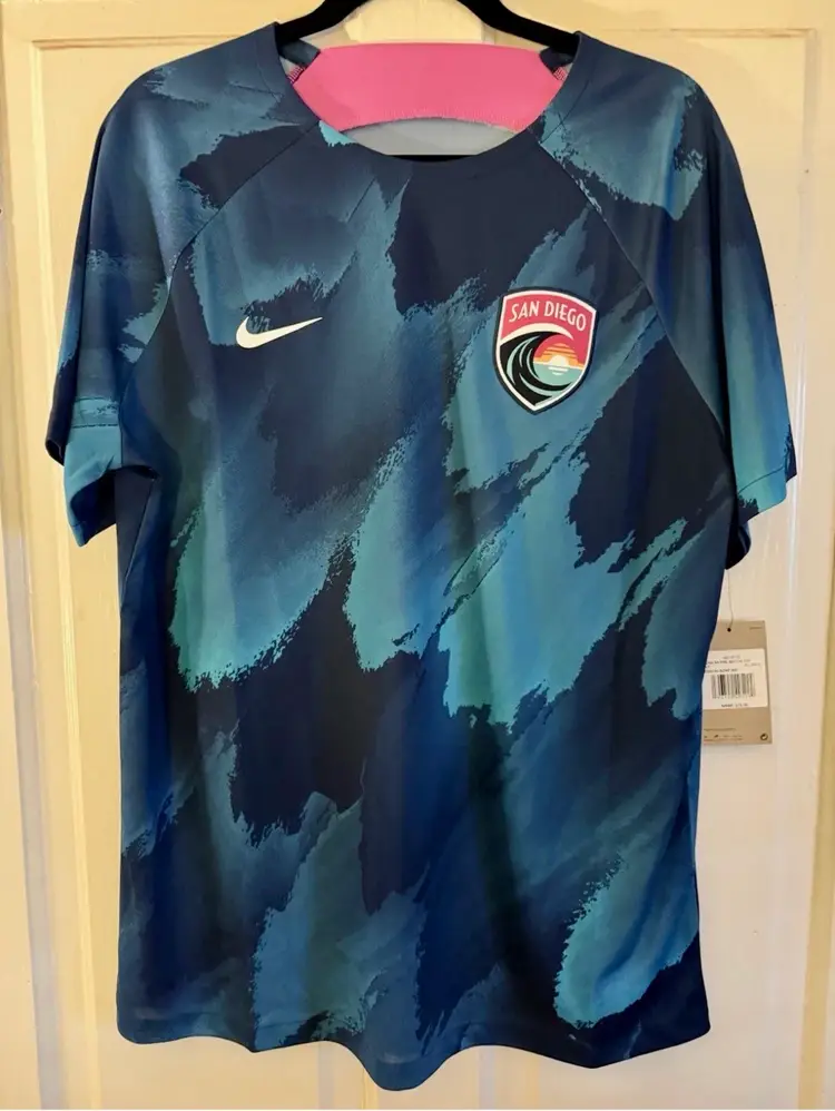 Nike San Diego Wave FC NWSL 2024 Pre-Match Top Jersey Men’s XL Extra Large