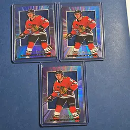 2023-24 Skybox E-X 2000 Rookies Connor Bedard #109 Rookie RC Bundle - Chicago Blackhawks