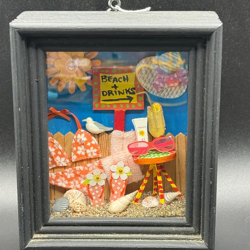 Beach Themed Shadow Box