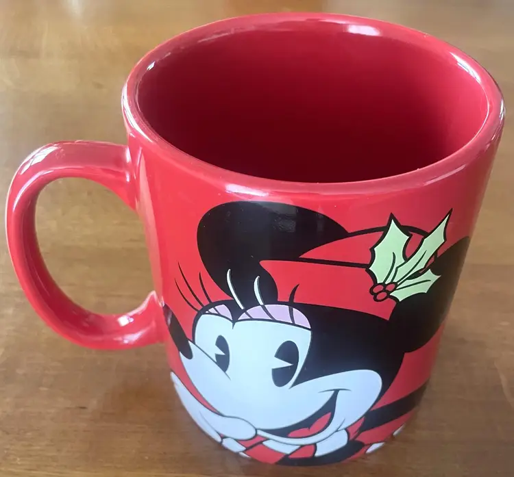 Minnie Mouse Holiday Red 24 Ounce Oversized Ceramic Mug - Galerie - Disney