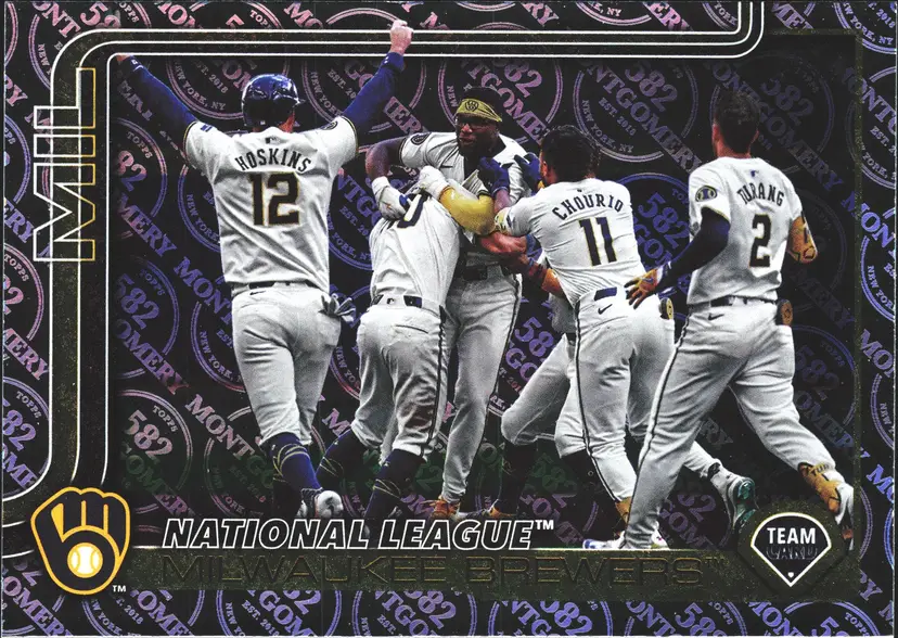 Milwaukee Brewers - 2025 Topps 582 Montgomery Club Foil - Pick Your Card
