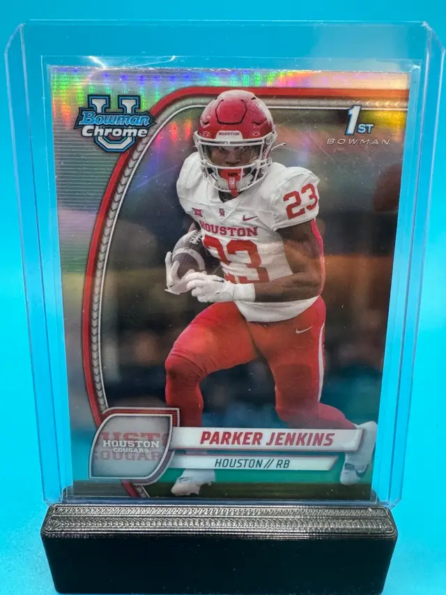 Parker Jenkins 1st Bowman Chrome U Refractor Houston Cougars