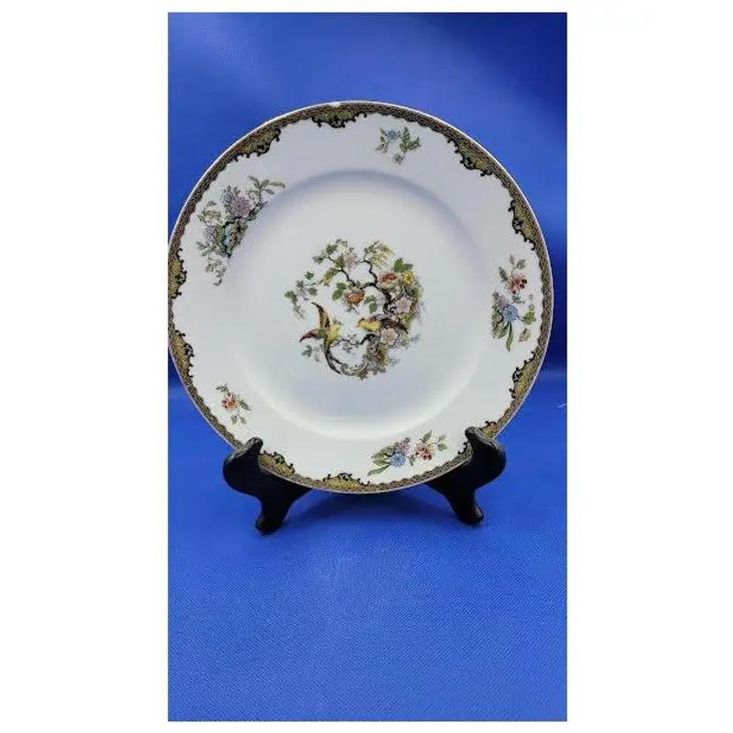 PLATE WITH PHESANTS NORITAKE NAVARRE