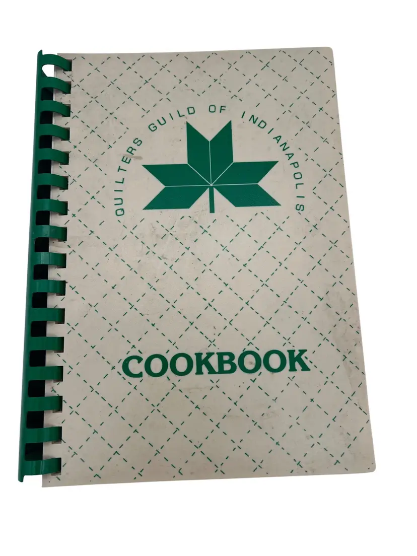 Quilters Guild Of Indianapolis Cookbook 1993 Spiral-Bound 207 Pages Recipes