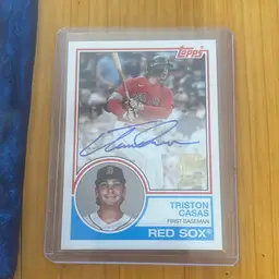 Tristan Casas - Boston Red Sox 
2024 Topps Archives Autograph