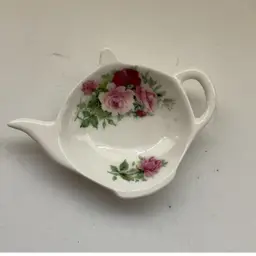 Rose Teapot Shaped Teabag Holder