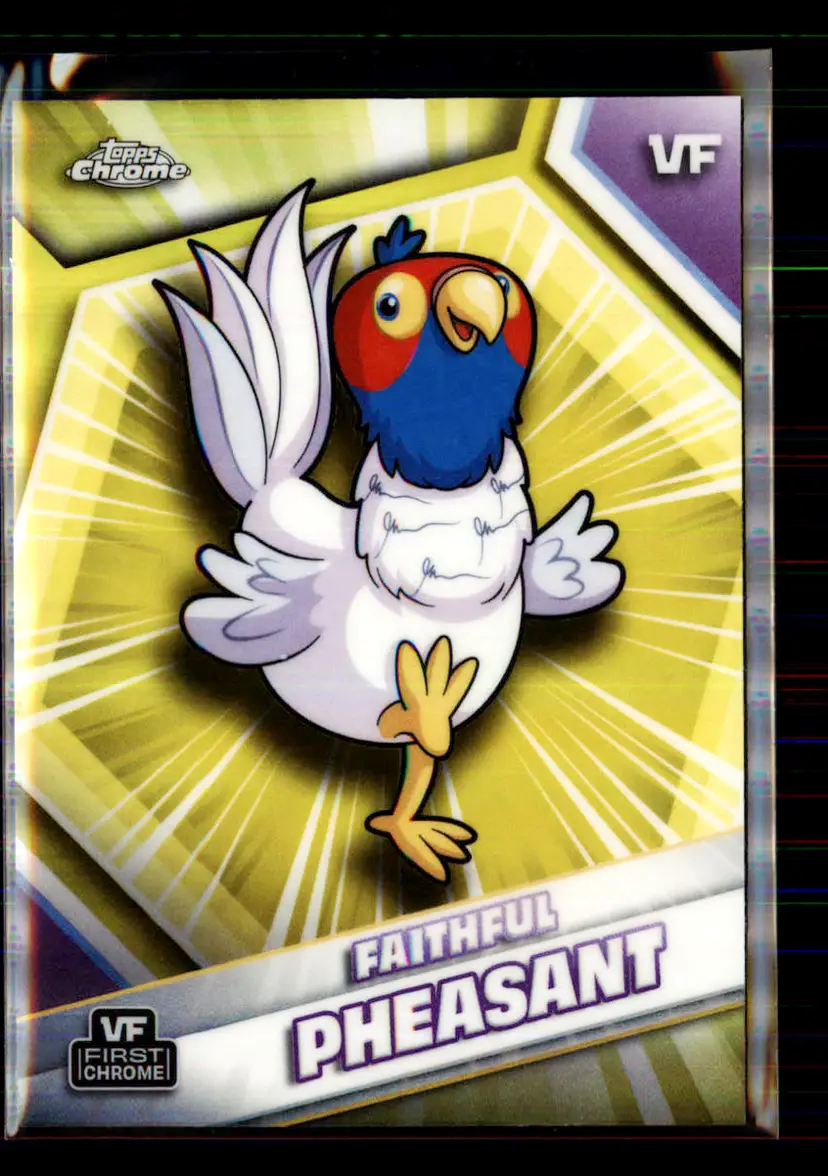 Faithful Pheasant Yellow 2026 Topps Chrome VeeFriends 73 - (143)