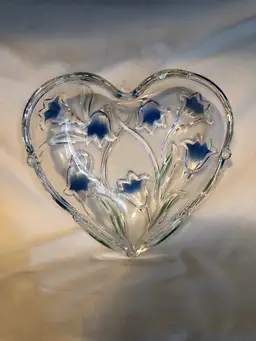 Mikasa Heart Shaped Bluebell Dish