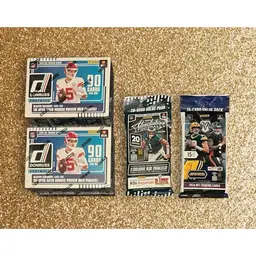 Atlanta Falcons - Break 2: 2 2025 Donruss Blasters, & 2025 Absolute & Mosaic Fat Packs