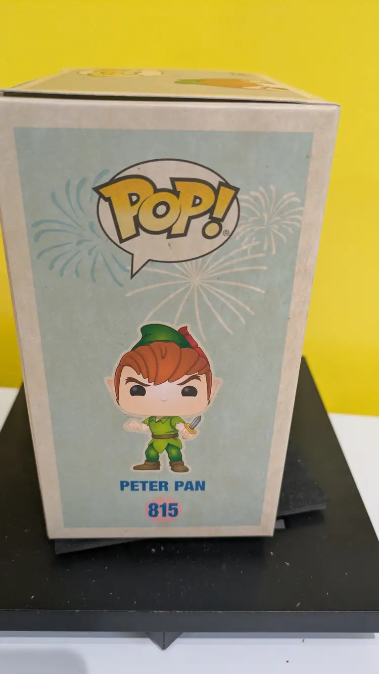 Disneyland 65th Anniversary Disney - 815 Peter Pan vaulted Funko Pop Vinyl