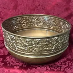 Brass Decorative Embossed Bowl