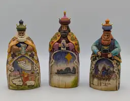 Jim Shore 2004 Enesco Three Wise Men Ornaments