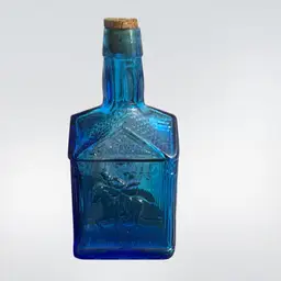 Wheaton Blue Paul Revere Bottle