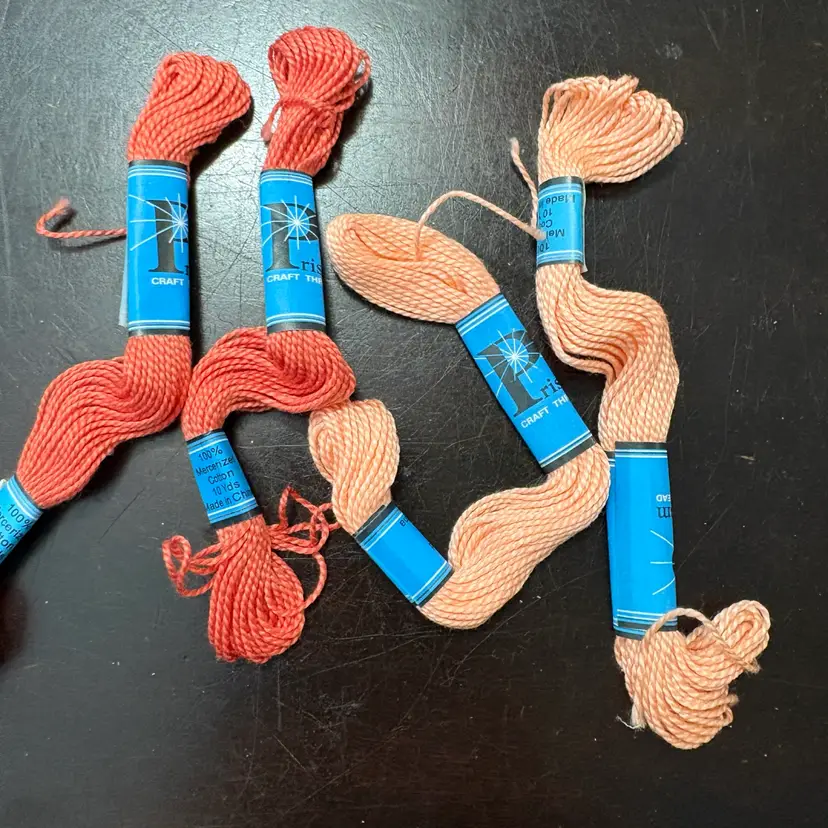 Peach Needlepoint Thread
