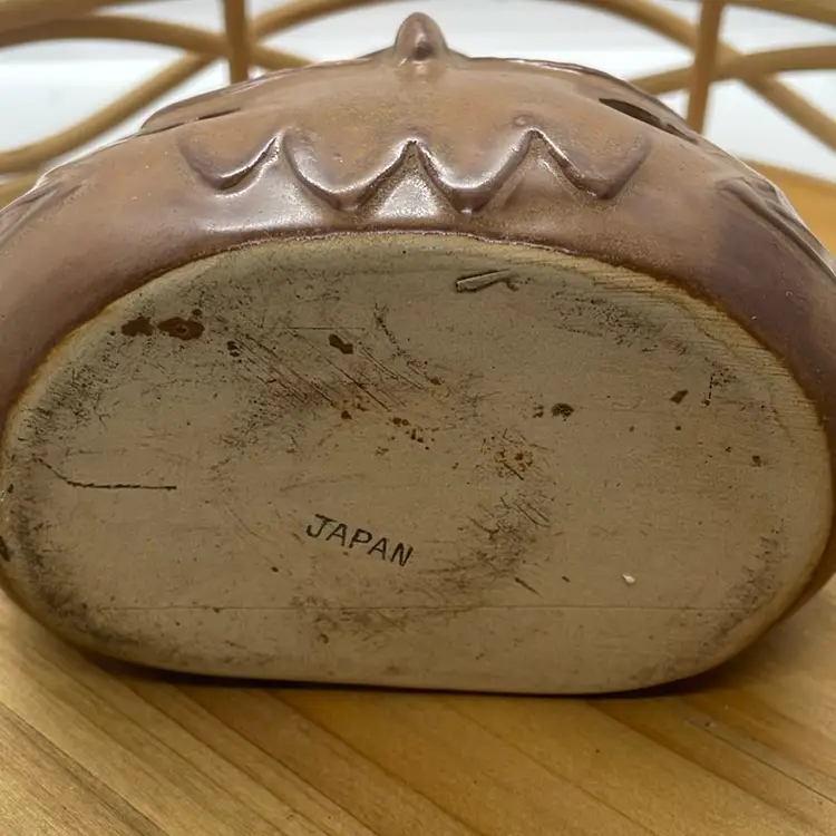 Ceramic Owl Votive Holder Made In Japan