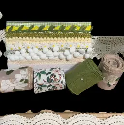 30. Assortment Of Crafting Ribbon / Lace ..