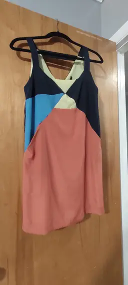 Pure Sugar Dress With POCKETS Color block size M