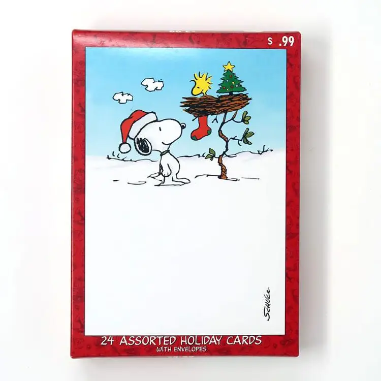 Snoopy Holiday Cards Set - Peanuts Christmas Collection