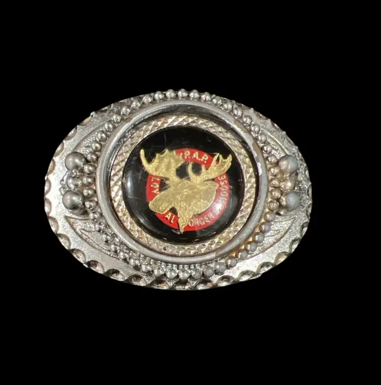 Vintage Loyal Order of Moose Belt Buckle  P.A.P
