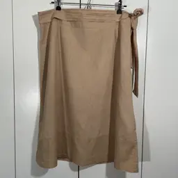 Hillard & Hanson Women's Linen Skirt Size 12