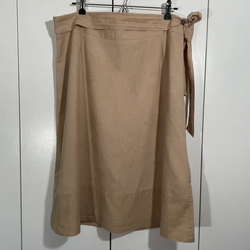 Hillard & Hanson Women's Linen Skirt Size 12