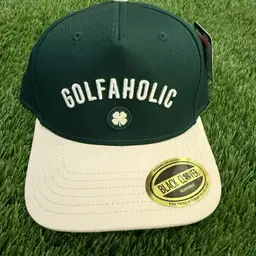 Black Clover Golfaholic Adjustable SnapBack Hat