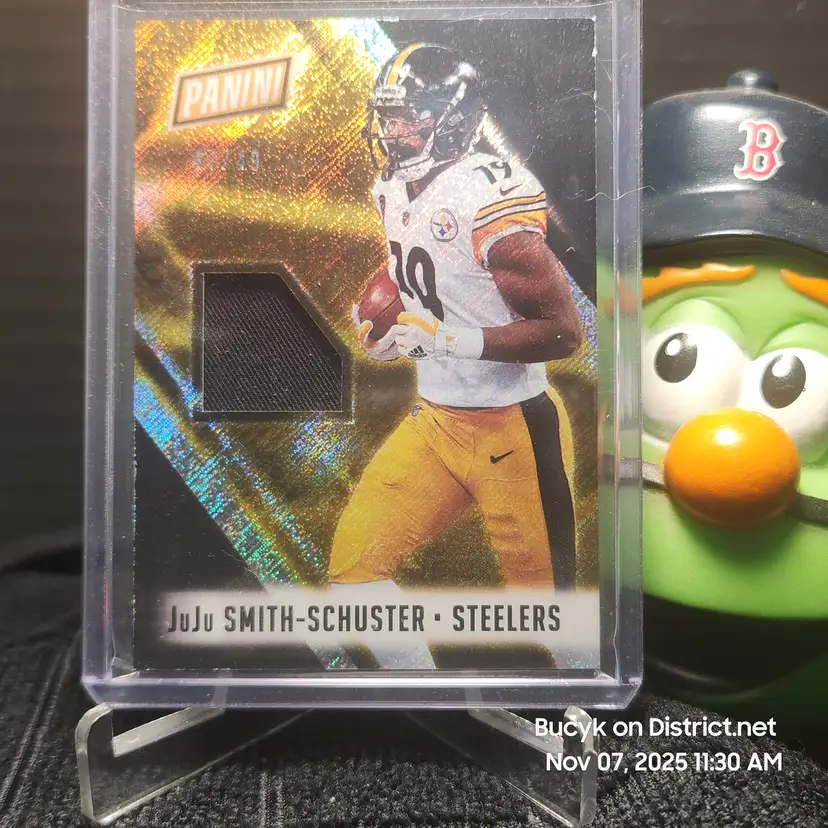 2018 Panini Nationals Gold Relic - JuJu Smith-Schuster Pittsburgh Steelers 47/49