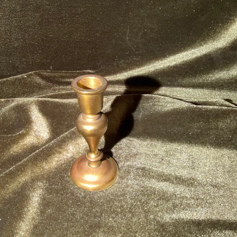 2.5” Solid Brass Mini Candlestick - Made in Sweden
