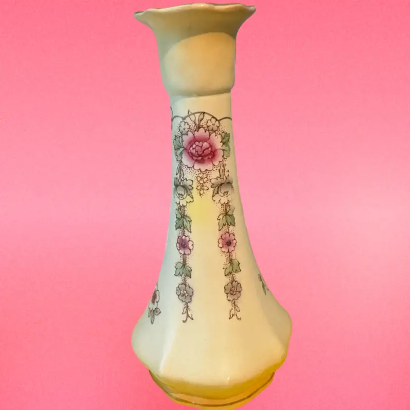Vintage Floral Candle Holder