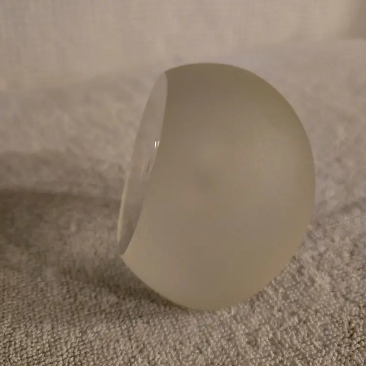 R W Stephan Hand Blown Solid Glass Paperweight