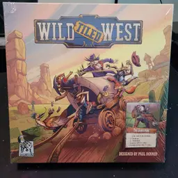 Wild Tile West Board Game – Sealed w/ Surveyor Promo Card – New in Shrink