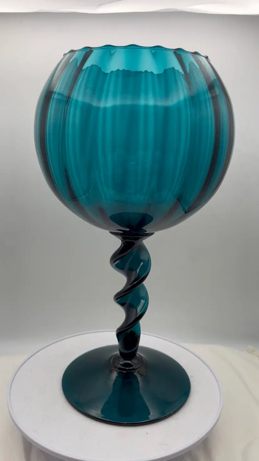 RARE EMPOLI TURQUOISE VASE