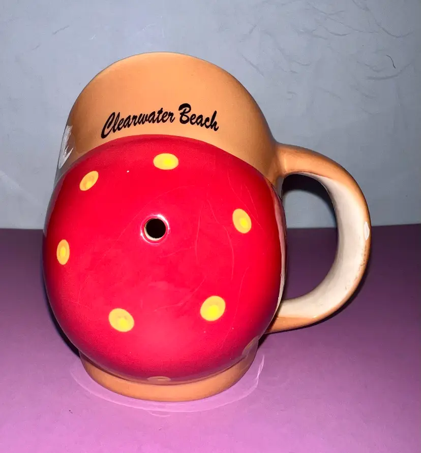 Vintage Boob Bikini Coffee Mug Clearwater Beach